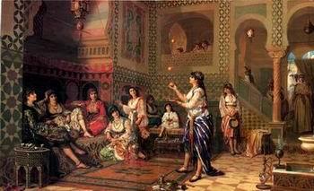 unknow artist Arab or Arabic people and life. Orientalism oil paintings 151